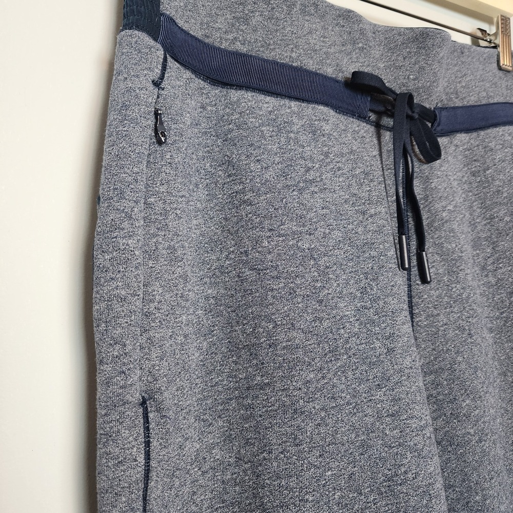 Lululemon Heathered Navy Blue Drawstring Jogger Sweatpants Size 8 - Picture 4 of 10
